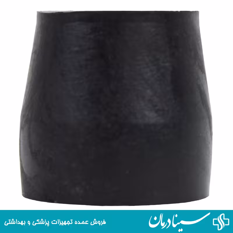 پاشنه واکر فلزی عرض 27 میلیمتر لاستیک ته عصا واکر ثابت