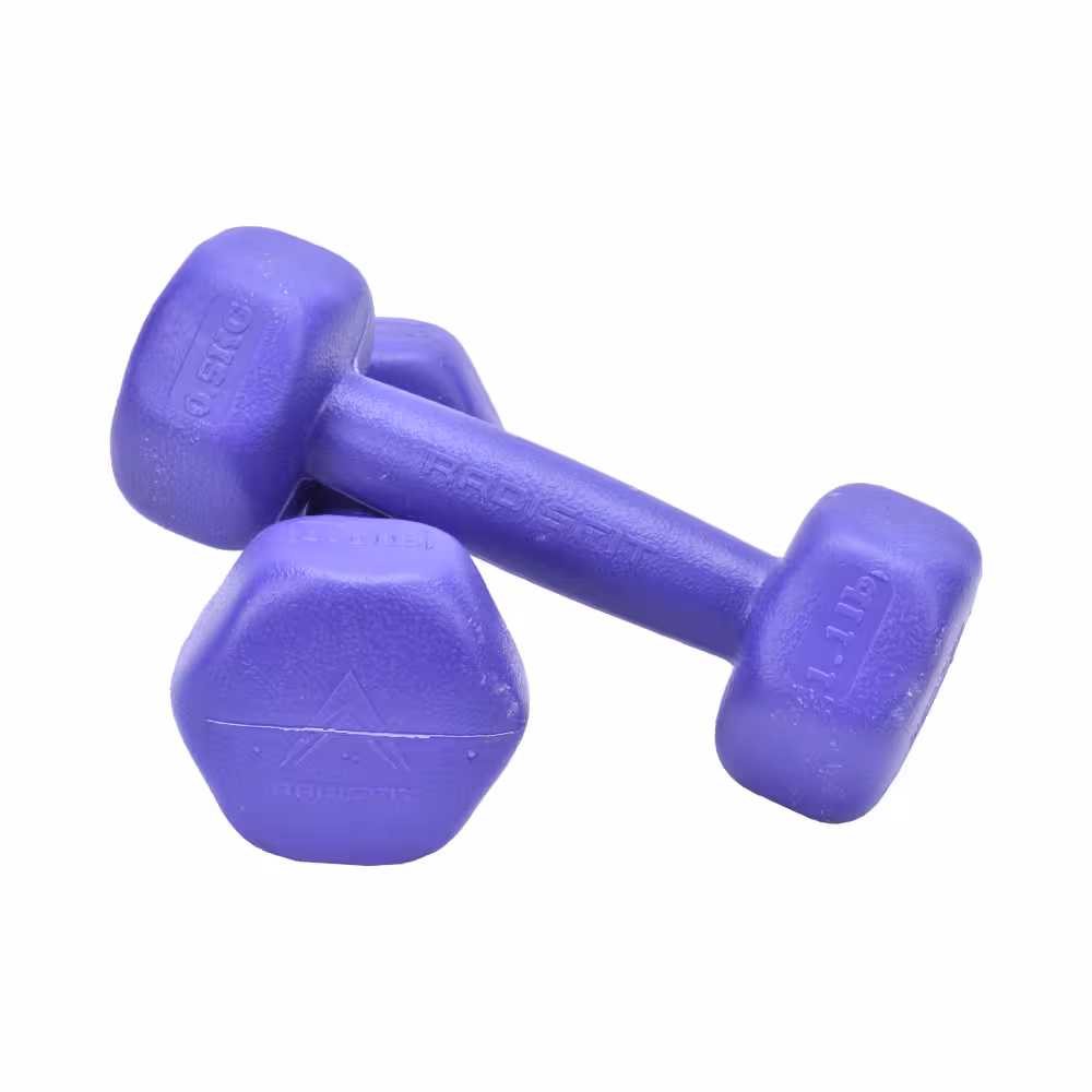 دمبل ایروبیک 1 کیلوگرم RADISFIT بسته 2 عددی