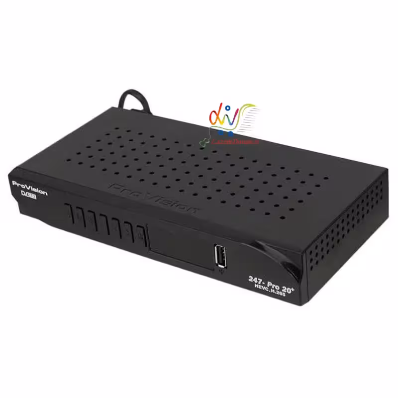 گیرنده دیجیتال پرو ویژن 247-pro20-HEVC-H.265