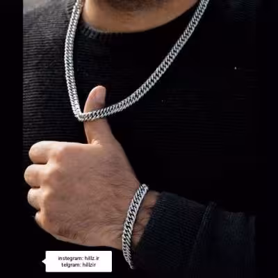 ست زنجیر و دستبند کارتیر 9میل