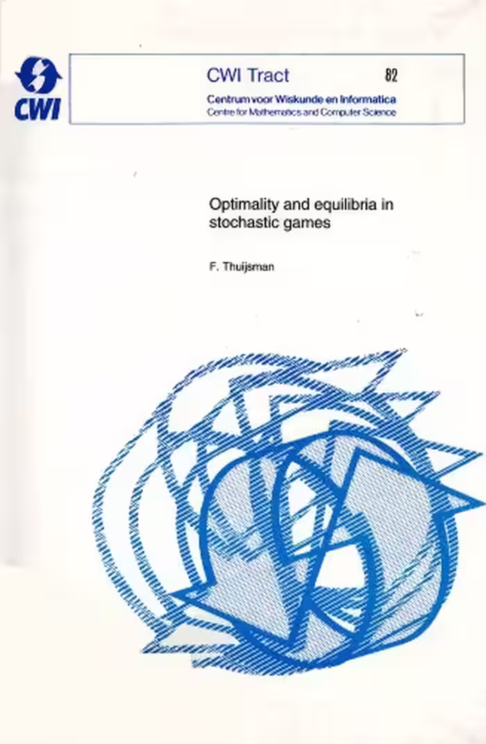 خرید و دانلود نسخه کامل کتاب Optimality and equilibria in stochastic games