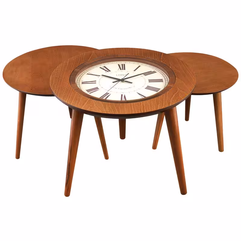 میز عسلی 3 تکه لوتوس مدل LORENZO کد TC-744