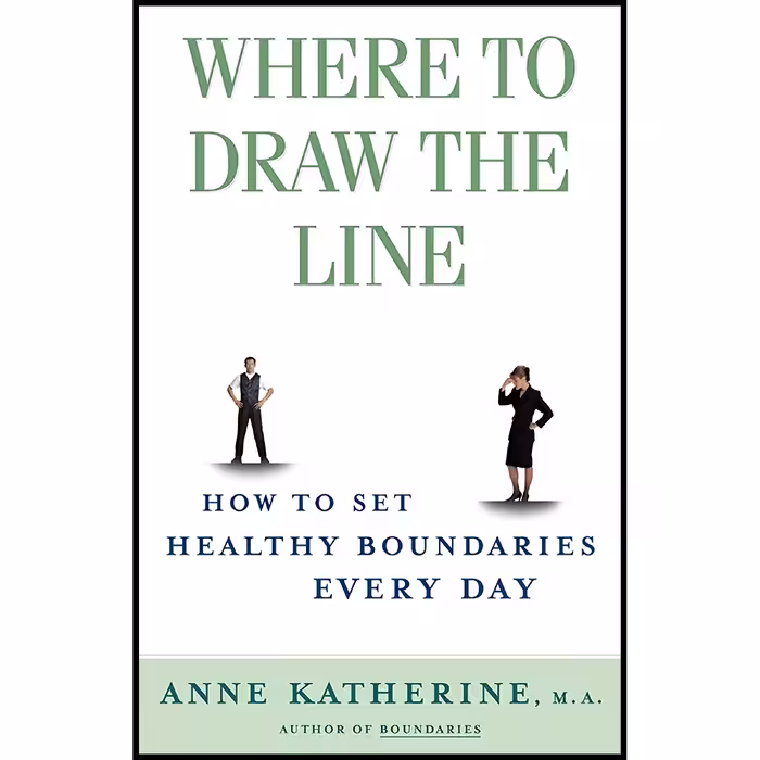 کتاب Where to Draw the Line اثر Anne Katherine انتشارات Fireside