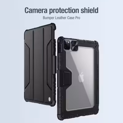 کیف کلاسوری نیلکین مدل Camshield Bumper مناسب برای تبلت اپل iPad Air 2022/Air 5/iPad Air 10.9 2020/iPad Air 4/iPad Pro 11 2020/iPad Pro 11 2021