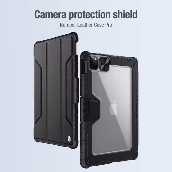 کیف کلاسوری نیلکین مدل Camshield Bumper مناسب برای تبلت اپل iPad Air 2022/Air 5/iPad Air 10.9 2020/iPad Air 4/iPad Pro 11 2020/iPad Pro 11 2021