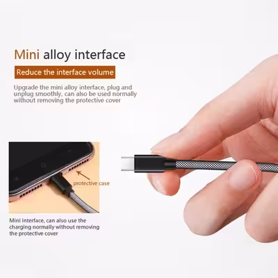 کابل تبدیل USB به USB-C بی تی ار مدل C1 طول 1 متر