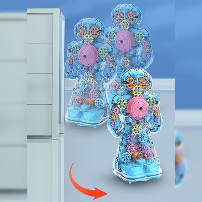 ربات طرح چرخ دنده ای مدل موزیکال Gear Robot