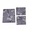 سرویس ملحفه مدل  کشدار h25 niki06 طرح شکوفه کد 180  دو نفره سه تکه