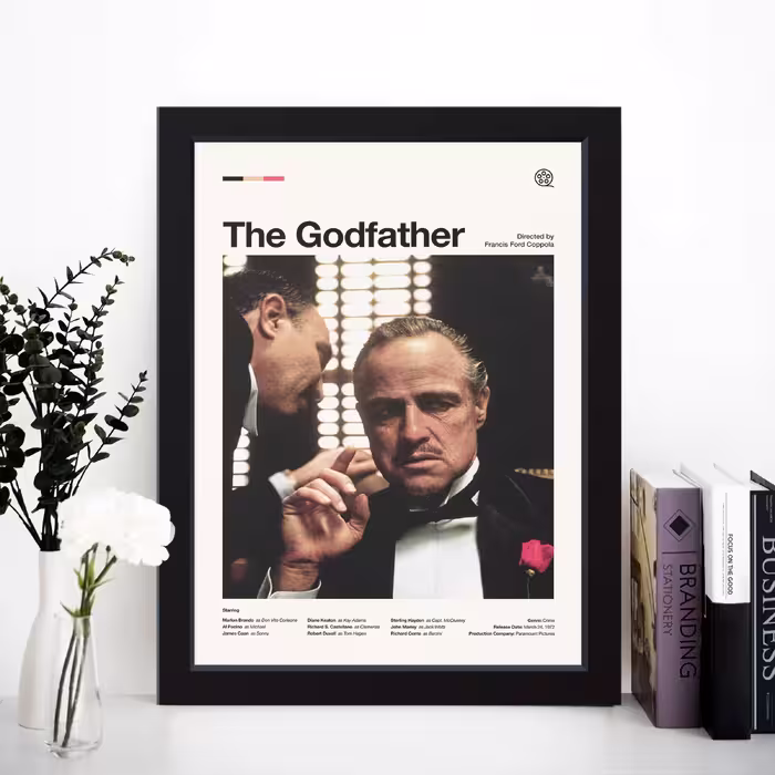 تابلو مدل The Godfather کد m2671-b