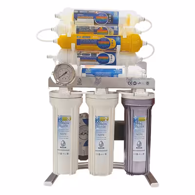 دستگاه تصفیه کننده آب رسا نور بابایی مدل A chrome m900 به همراه فیلتر تصفیه آب بسته 4 عددی