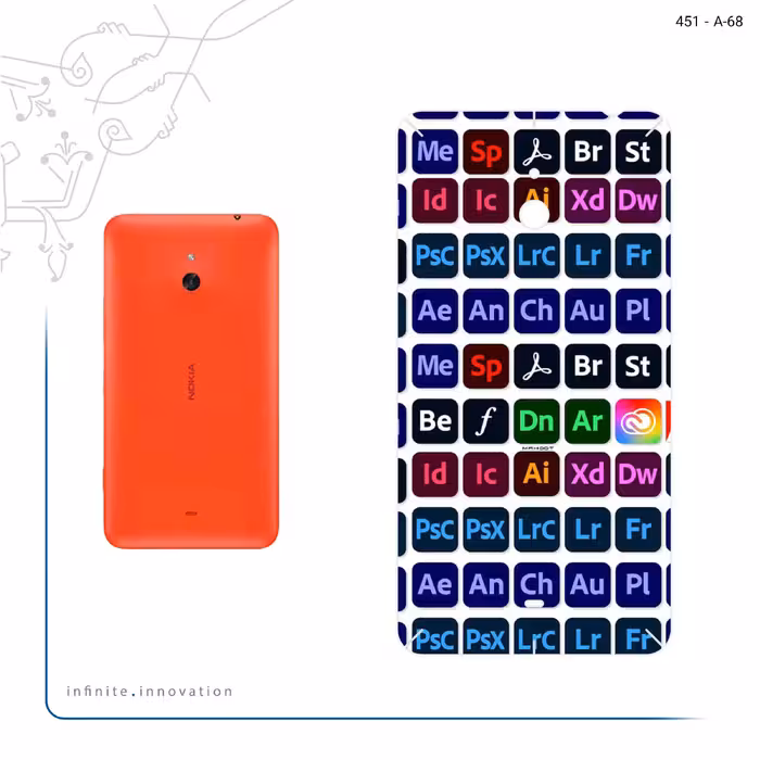 برچسب پوششی ماهوت مدل Adobe مناسب برای گوشی موبایل نوکیا Lumia 1320
