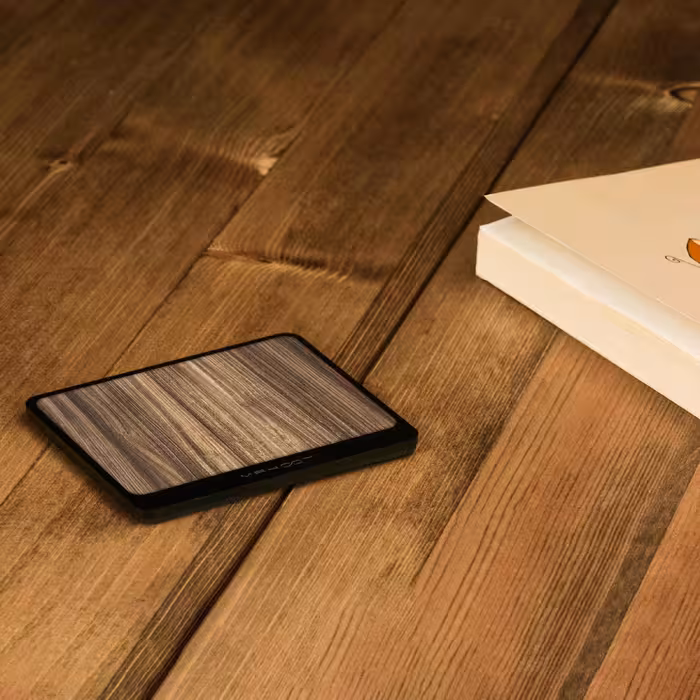 زیر لیوانی ماهوت مدل Light-Walnut-Wood بسته 12 عددی