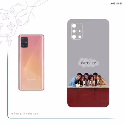برچسب پوششی ماهوت مدل Friends 1 مناسب برای گوشی موبایل سامسونگ Galaxy A51