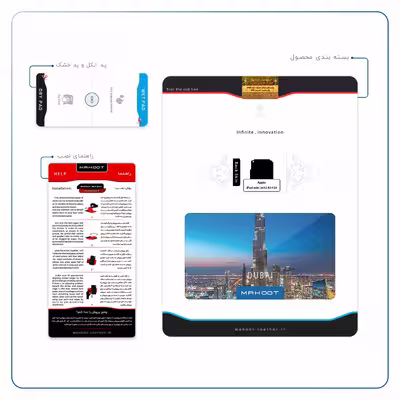 برچسب پوششی ماهوت مدل Dubai City مناسب برای تبلت اپل iPad mini 2012 A1432