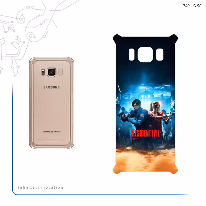 برچسب پوششی ماهوت مدل Residentevil Game Series مناسب برای گوشی موبایل سامسونگ Galaxy S8 Active