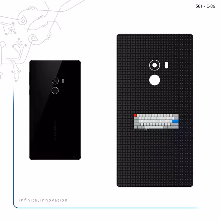 برچسب پوششی ماهوت مدل Minimal Keyboard Icon مناسب برای گوشی موبایل شیائومی Mi Mix