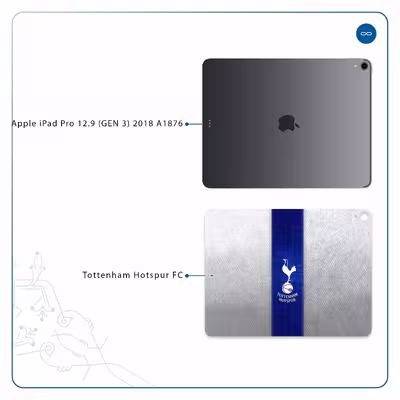 برچسب پوششی ماهوت مدل Tottenham Hotspur FC مناسب برای تبلت اپل iPad Pro 12.9 (GEN 3) 2018 A1876