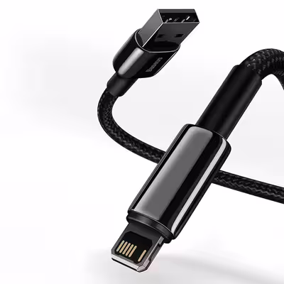 کابل USB به لایتنینگ باسئوس مدل 2.4A calwj-01 طول 1 متر