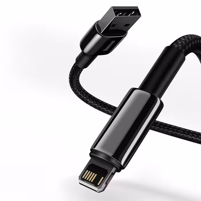 کابل USB به لایتنینگ باسئوس مدل 2.4A calwj-01 طول 1 متر