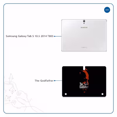 برچسب پوششی ماهوت مدل The Godfather مناسب برای تبلت سامسونگ Galaxy Tab S 10.5 2014 T805