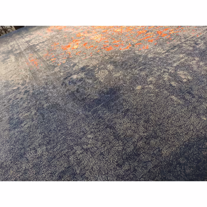 فرش ماشینی زمرد مشهد طرح افشان مدل پتینه