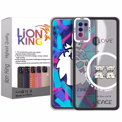   کاور لاین کینگ مدل دو خرسLOVE مناسب برای گوشی موبایل سامسونگ Galaxy A11