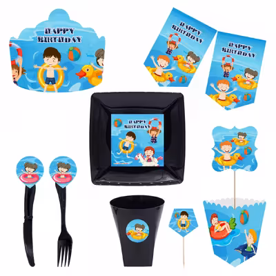  مجموعه 72 عددی تم تولد طرح شنا