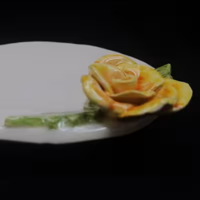  ست فنجان و نعلبکی سرامیکی هیوا مدل گل رز برجسته کد 10882355