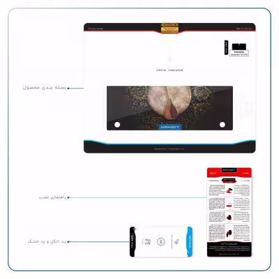 برچسب پوششی ماهوت مدل Setar-Daf-Instruments مناسب برای تبلت سامسونگ Galaxy Tab S 10.5 2014 T800