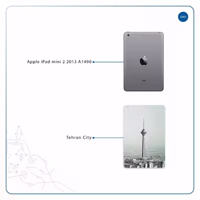 برچسب پوششی ماهوت مدل Tehran City مناسب برای تبلت اپل iPad mini 2 2013 A1490