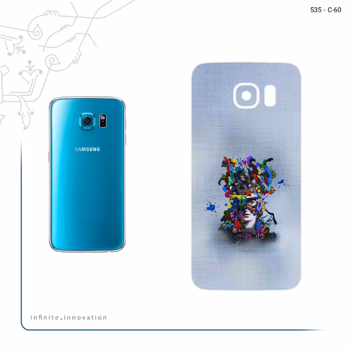 برچسب پوششی ماهوت مدل Collage of surreal Portrait of Women 4 مناسب برای گوشی موبایل سامسونگ Galaxy S6