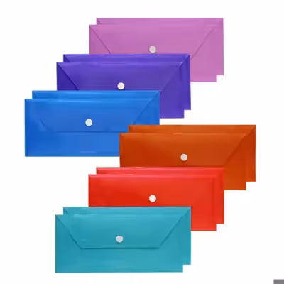 پوشه دکمه دار سهند مدل 0371CH بسته 12 عددی