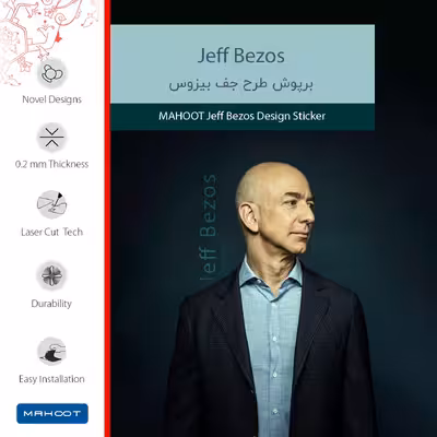 برچسب پوششی ماهوت مدل Jeff Bezos مناسب برای تبلت سامسونگ Galaxy Tab E 9.6 2015 T561
