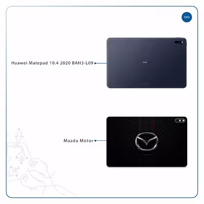 برچسب پوششی ماهوت مدل Mazda Motor مناسب برای تبلت هوآوی Matepad 10.4 2020 BAH3-L09
