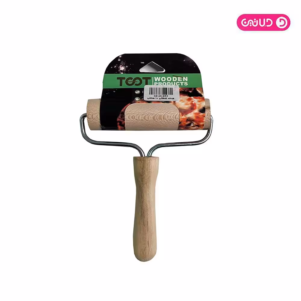 غلطک چوبی چرخشی 10 سانت