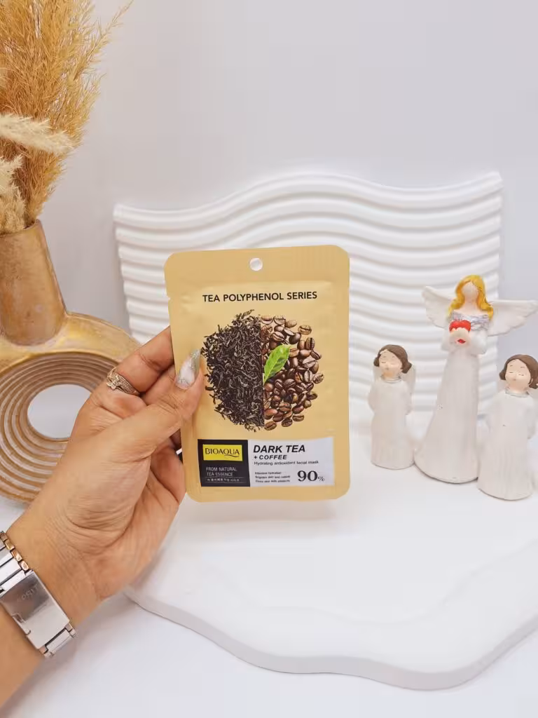ماسک ورقه ای تخصصی چای سیاه و قهوه برند بیوآکوا کد 6765