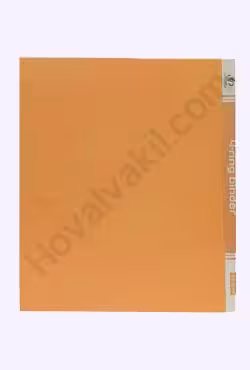 کلاسور 4 حلقه طلقی (نارنجی)