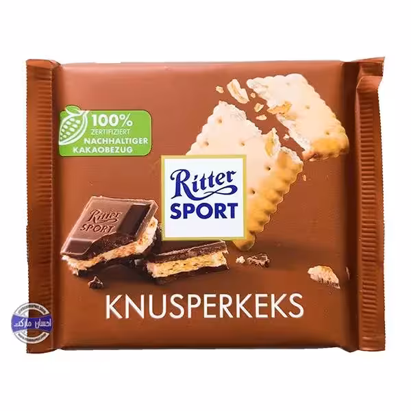 شکلات ریتر اسپورت کوکی ترد 100 گرمی