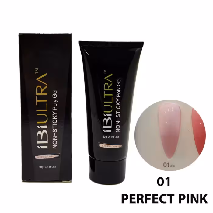 پلی ژل بدون کلینزر آی بی آی شماره 01 Prefect Pink