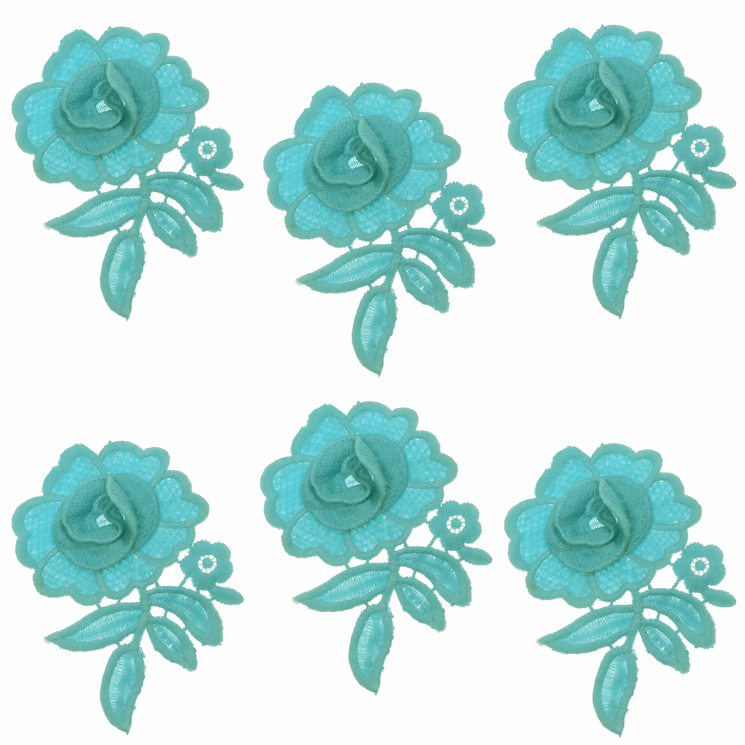 استیکر گل کنفی مدل Y6815 بسته 6 عددی