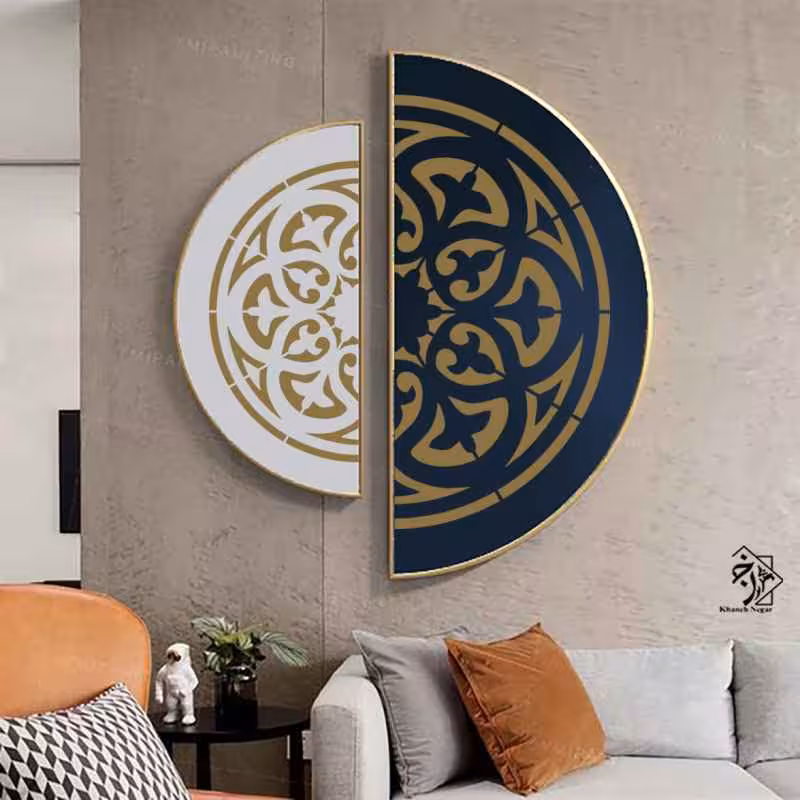 شابلون دیواری سقفی کلاسیک کد 406