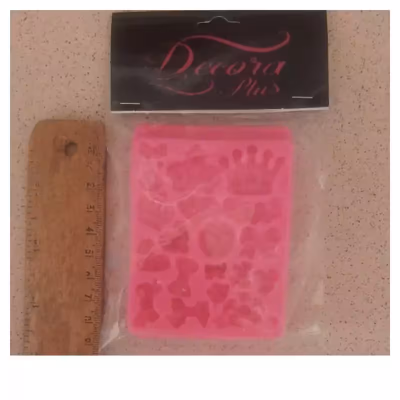 ملد سیلیکونی تاج و پاپیون و قلب