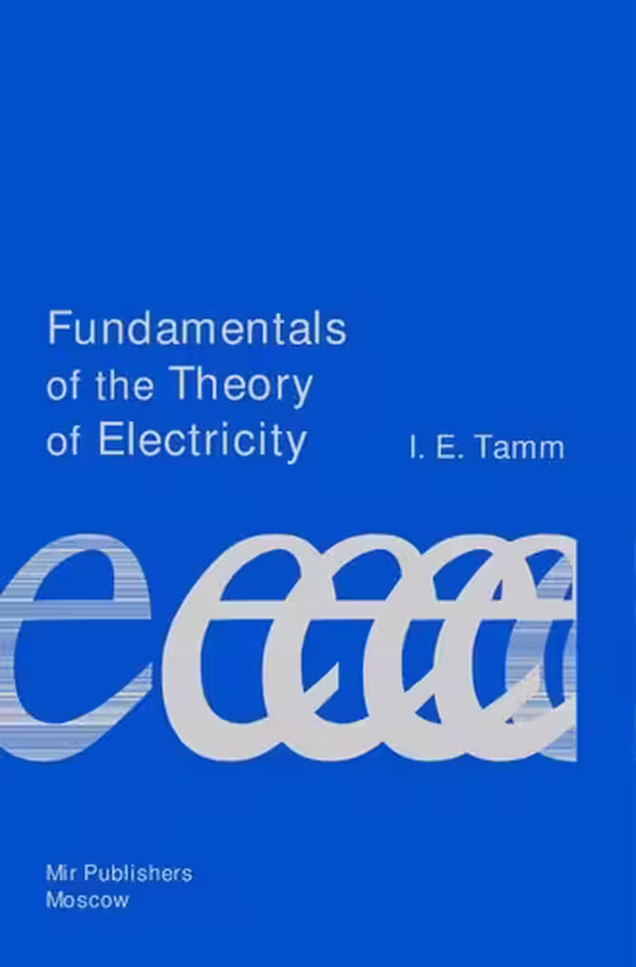 خرید و دانلود نسخه کامل کتاب Fundamentals of The Theory of Electricity