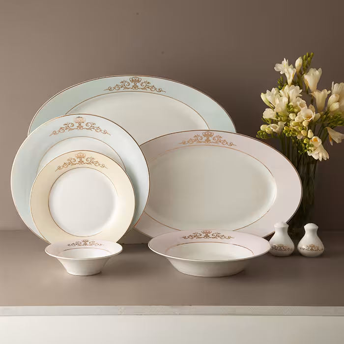 سرویس 35 پارچه 6 نفره طرح برلیانت کوئین