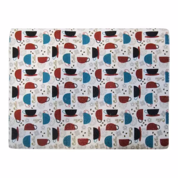 ملانی نم گیر کنار سینک 40*50 طرح فنجان نعلبکی