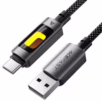کابل شارژ تایپ سی 1.2 متری با نور RGB ایس فست مدل AceFast C21-04