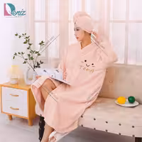 حوله تن پوش پولیشی دوتکه TIME رنگ پودرا
