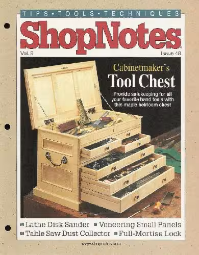 خرید و دانلود نسخه کامل کتاب Woodworking Shopnotes 049 - Cabinetmakers Tool Chest