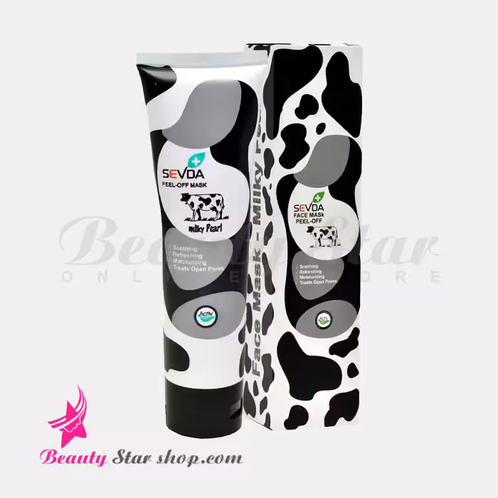 ماسک صورت سودا مدل شیر حجم 100 میلی لیتر