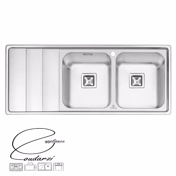 سینک پرنیان استیل مدل PS1221 توکار